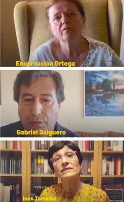 De arriba a abajo, los ganadores en Poesía, Relato Corto y Microrrelatos