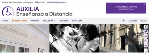 Página web de Auxilia