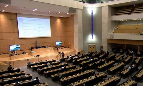 Sesión del Consejo de Derechos Humanos de la ONU en la que se presentó el informe sobre España