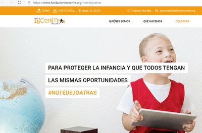 Web de presentación de la campaña