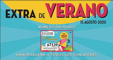 Cupón del extra de verano con el primer premio