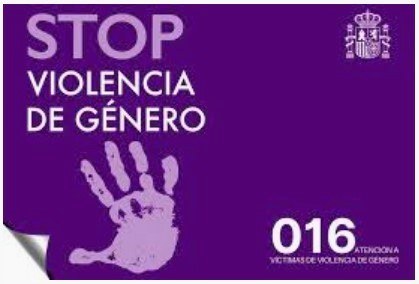 Cartel reivindicativo contra la violencia de género