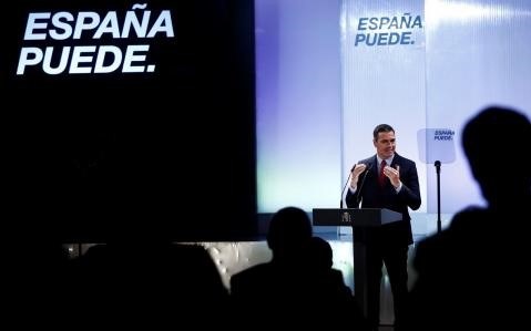 Conferencia de Pedro Sánchez "España puede"