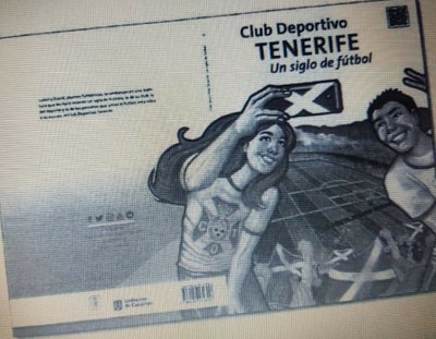 Imagen del cómic del centenario del C.D. Tenerife Imagen del cómic del centenario del C.D. Tenerife