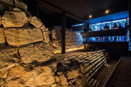 Interior del Centro de Interpretación de las Murallas Salmantinas