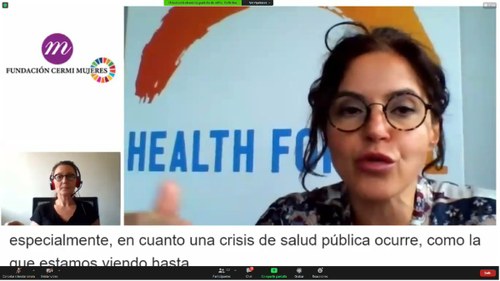 Alarcos Cieza, durante su intervención en la Conferencia Sectorial