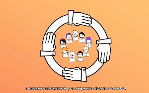 Anagrama de la campaña creada por Ilunion Comunicación Social 