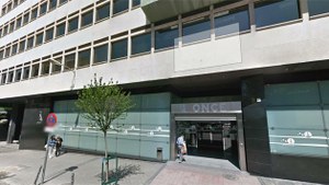Fachada de la Territorial de la ONCE en Madrid