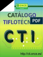 Portada del catálogo del CTI