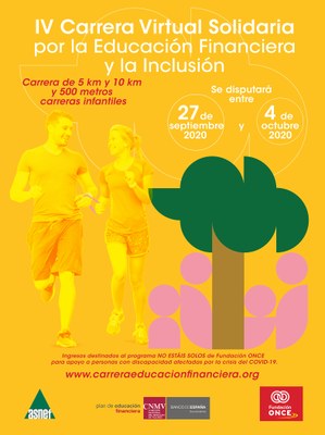 Cartel oficial de la carrera virtual solidaria
