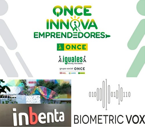 Collage de imágenes compuesto por el cartel del concurso y los logos de las empresas ganadoras