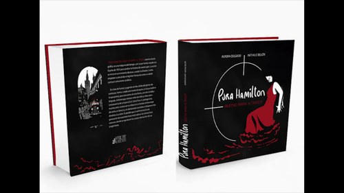 Portada y contraportada del libro "Pura Hamilton. Objetivo: matar al traidor"