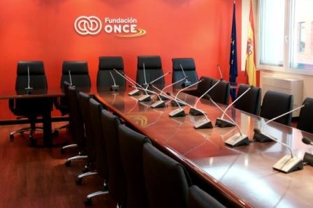 Sala de Juntas de la sede de Fundación ONCE