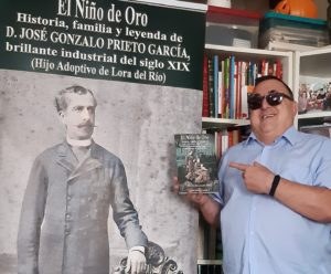Diego Delgado muestra su nuevo libro "El niño de Oro"