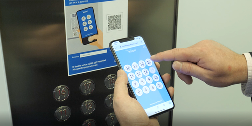 Botonera Virtual para ascensores