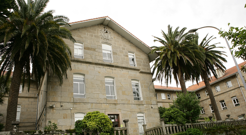 Fachada del CRE de la ONCE en Pontevedra
