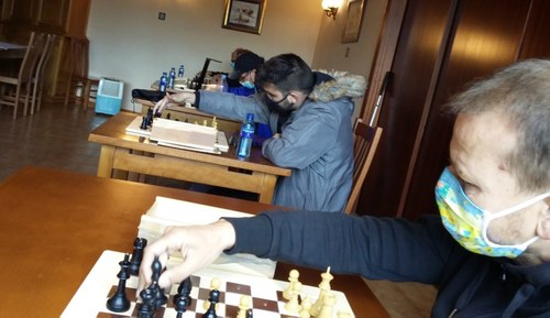 Nuestros ajedrecistas durante el curso
