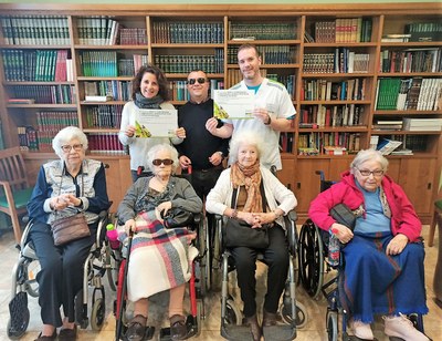 Equipo ganador de accésit de la anterior edición por la experiencia 'Rosendo', desarrollada en una residencia de mayores de Castilla-La Mancha