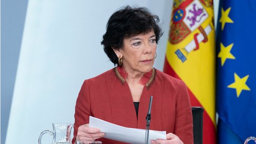 Ministra de Educación, Isabel Celaá, promotora de la controvertida y nada consensuada Lomloe