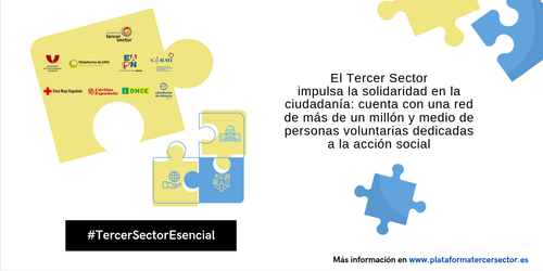 Diapositiva con el logo del Tercer Sector