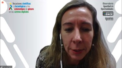 Patricia Sanz en el Seminario del Observatorio