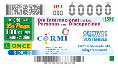 Cupón Día Internacional de las Personas con Discapacidad