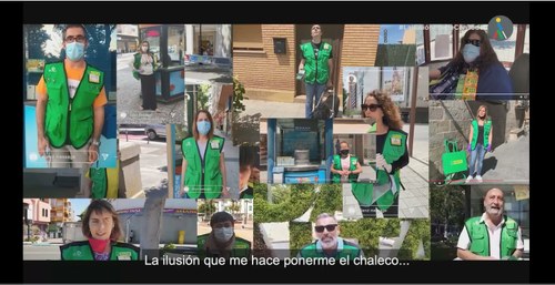 Fotograma de la gala con imágenes de nuestros vendedores
