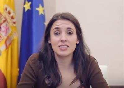 Irene Montero durante la intervención en el IV Foro de la FCM