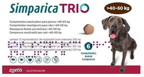 Medicamento veterinario en braille