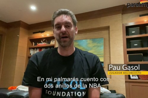 Pau Gasol en el vídeo conmemorativo del 3 de diciembre