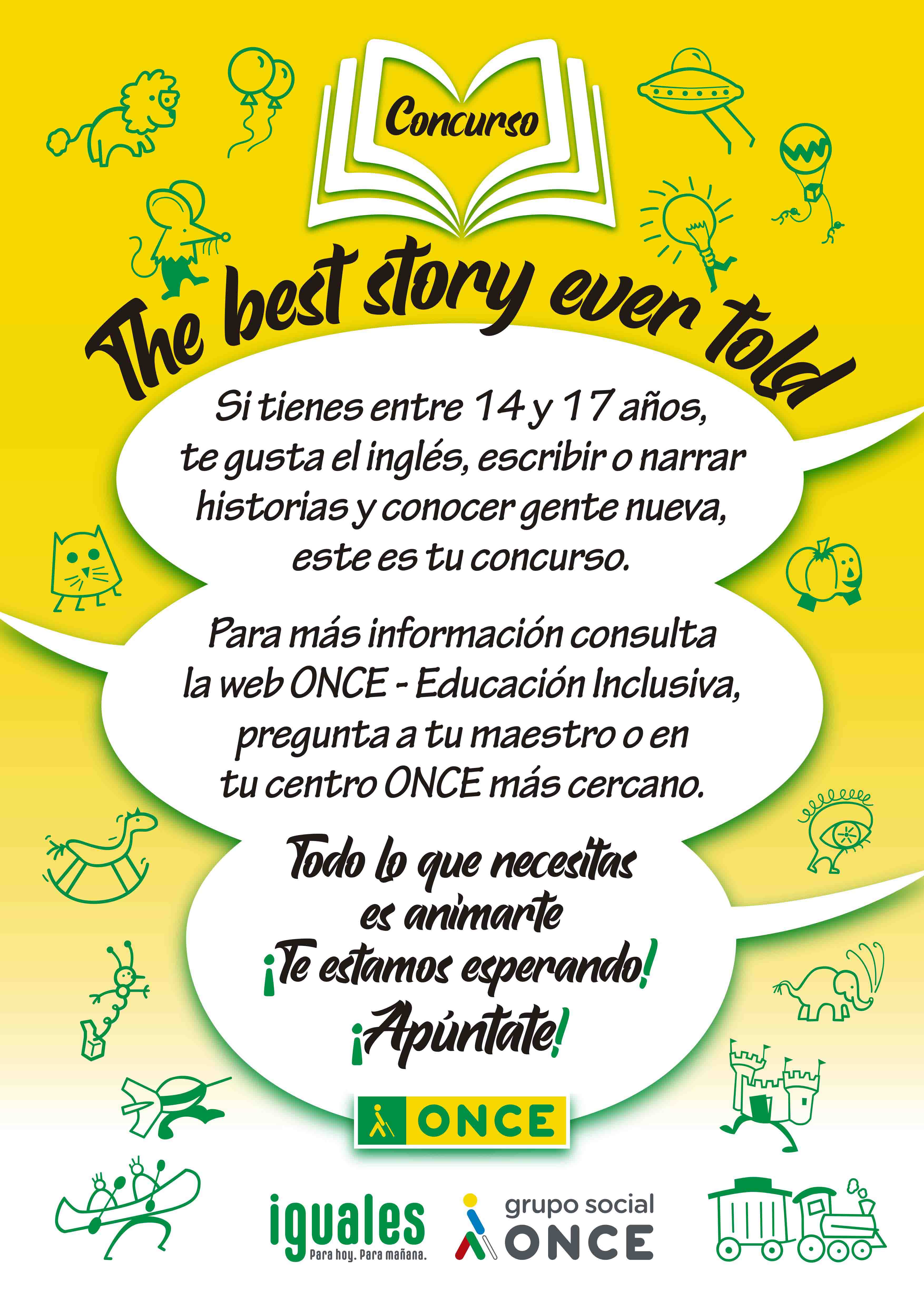 Cartel Concurso The best story ever told