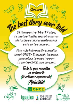 Cartel Concurso The best story ever told