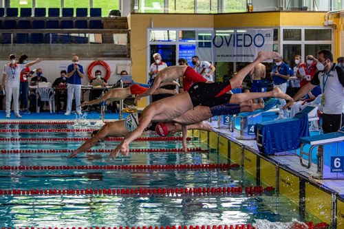 Momento de la competición celebrada en Oviedo