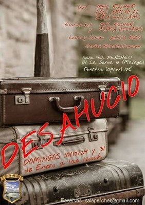 Cartel de la obra "Desahucio" Cartel de la obra "Desahucio"