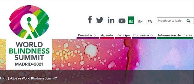 Pantallazo de la home de la web del WBS Madrid 2021
