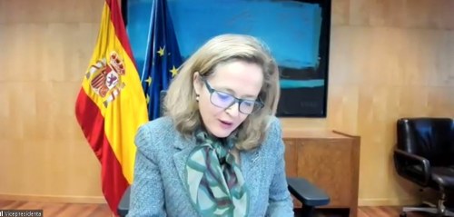 Nadia Calviño en la reunión del Consejo Asesor del Foro Inserta