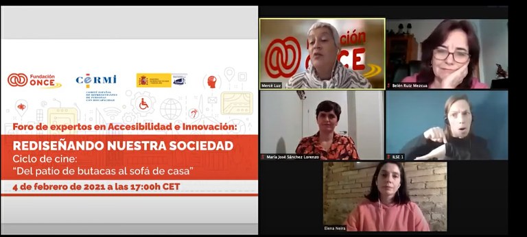 Cartela del Foro de Expertos en Accesibilidad