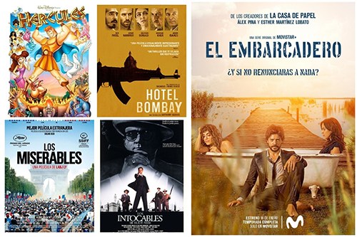 Collage carteles de las películas