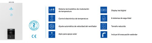 Imagen del calentador Low NOX Zeus 3
