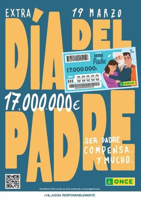 Cartel del Sorteo Extraordinario del Día del Padre