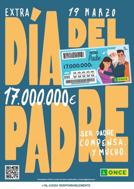 Cartel del Sorteo Extraordinario del Día del Padre