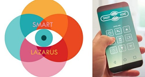 Collage de imágenes de la app SmartLazarus