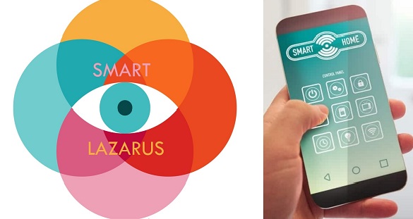 Collage de imágenes de la app SmartLazarus