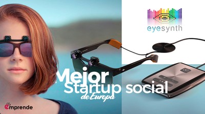 Diapositiva de la startup Eyesynth creadora de las innovadoras gafas