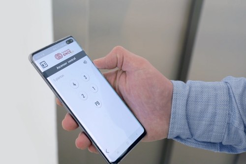 Botonera en el dispositivo móvil
