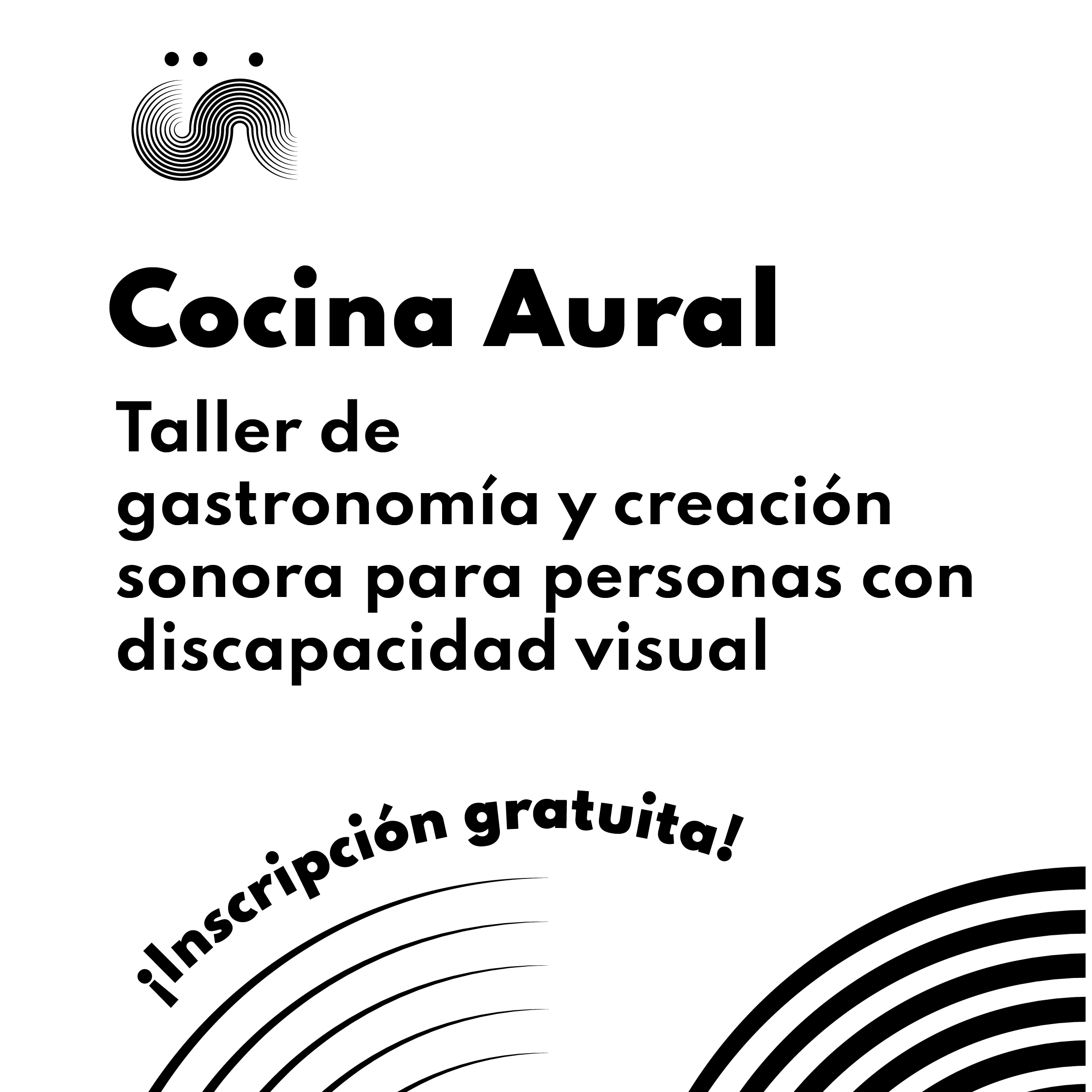Diapositiva cartel de la convocatoria del Proyecto Cocina Aural