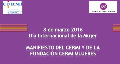 Diapositiva cartel del Manifiesto del 8M de la FCM