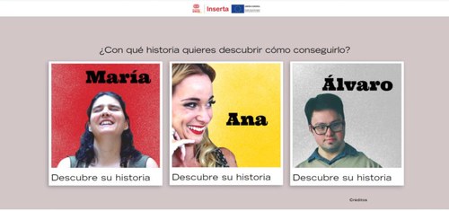 Imagen de la home de la campaña Quiz en la web de Inserta