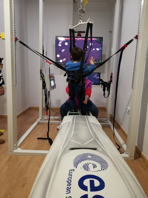 Imagen del nuevo sistema robótico para niños con parálisis