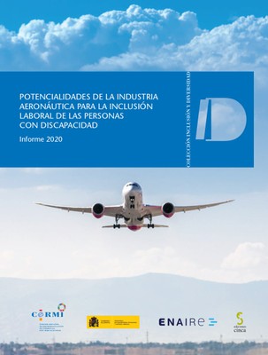 Portada del libro “Potencialidades de la industria aeronáutica para la inclusión laboral de las personas con discapacidad”